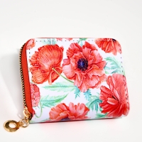 Кошелёк на молнии "Выбражулька", цвет красный Кошелёк на молнии "Выбражулька", цвет красный