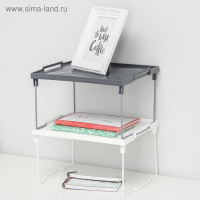 Подставка на металлических ножках &laquo;Лофт&raquo;, 29,5&times;26&times;17,2 см, цвет серый