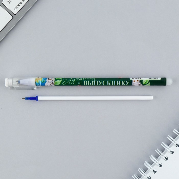 Подарочный набор на выпускной: блокнот А6, 32 л и ручка пиши-стирай &laquo;Удачи тебе, выпускник!&raquo;