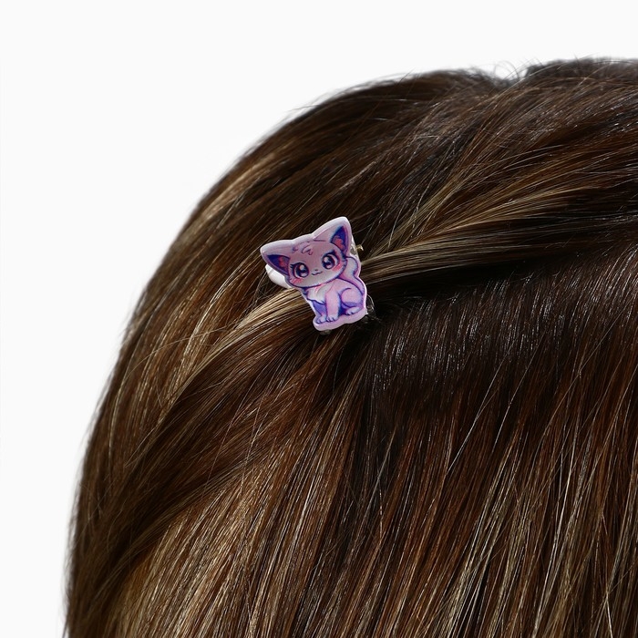 Краб для волос &laquo;Малыш чиби&raquo;, 1.6 х 2 см