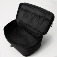 Косметичка, 3 отдела на молниях, цвет чёрный Косметичка, 3 отдела на молниях, цвет чёрный