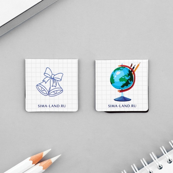 Подарочный набор на выпускной: Блокнот А6, 32л, наклейки и магнитные закладки 2 шт &laquo;Выпускник&raquo;