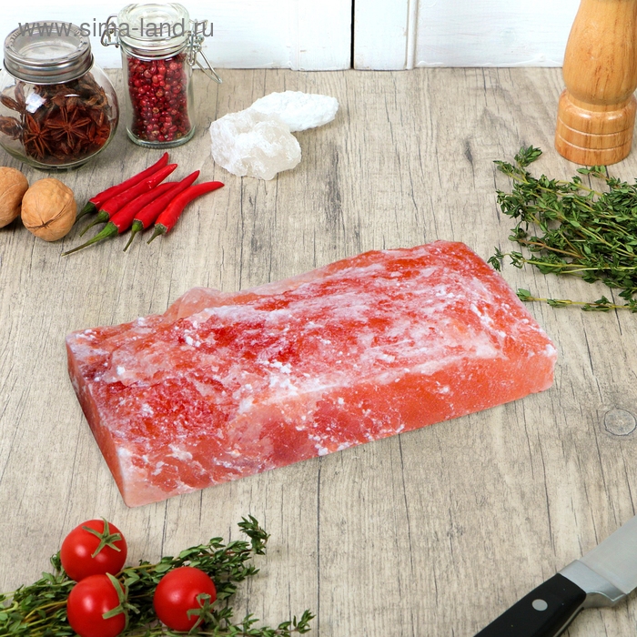 Кирпич из гималайской соли натуральная, 20х10х2,5, Кирпич из гималайской соли натуральная, 20х10х2,5, "Добропаровъ"
