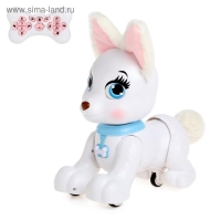 Робот собака &laquo;Умный питомец&raquo; ZHORYA, на пульте управления, интерактивный: реагирует на касания, звук, свет, на аккумуляторе