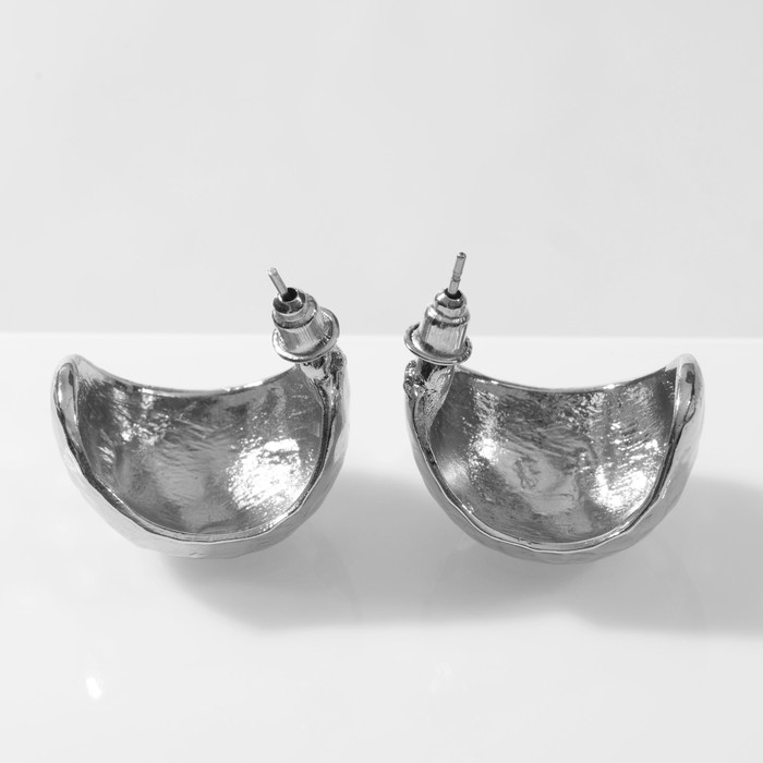 Серьги металл &laquo;Диско-шар&raquo; сфера, цвет серебро