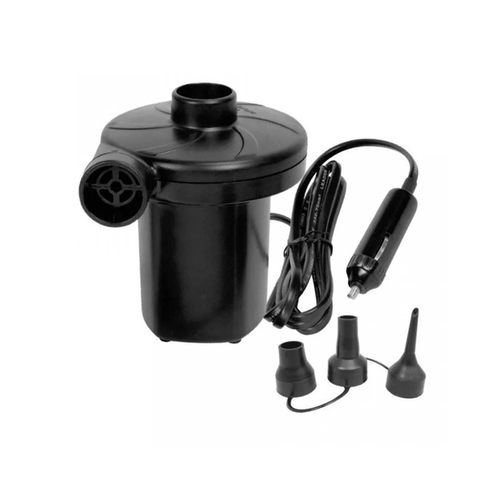 Насос электрический 12 В Lavita, от прикуривателя, 3 насадки