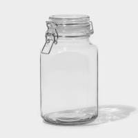 Банка для сыпучих продуктов стеклянная &laquo;Прозрачная&raquo;, 1.5 л