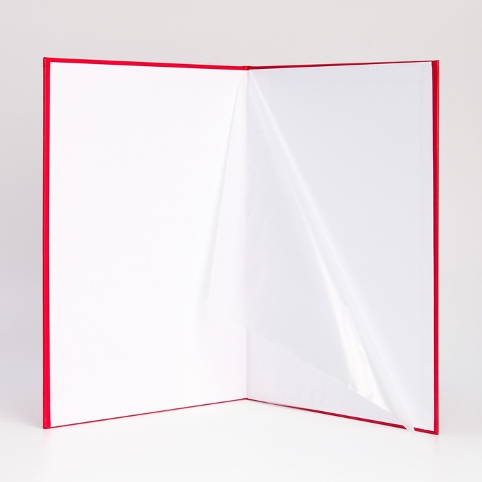 Папка для свидетельства о рождении Папка для свидетельства о рождении "Красная" бумвинил, мягкая, А4