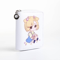 Кошелёк детский на молнии «Выбражулька», цвет белый Кошелёк детский на молнии «Выбражулька», цвет белый