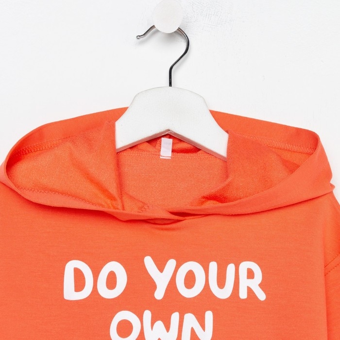 Толстовка детская, цвет коралловый, рост 104 см