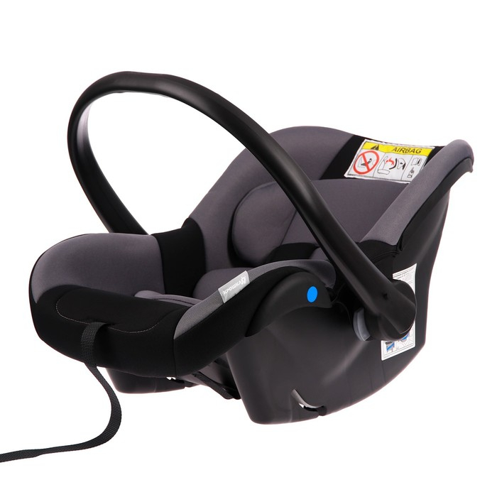 Автокресло детское, автолюлька Крошка Я Safe +, группа 0+, до 13 кг, Серый Автокресло детское, автолюлька Крошка Я Safe +, группа 0+, до 13 кг, Серый