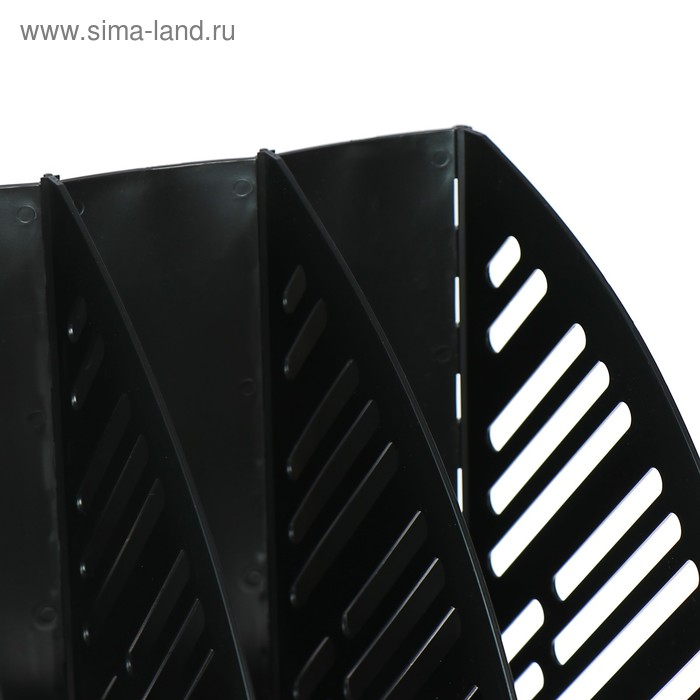 Лоток для бумаг вертикальный, 3 секции, чёрный Лоток для бумаг вертикальный, 3 секции, чёрный