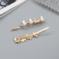 Невидимка для волос "Аннабелль" (набор 2 шт) бабочка белый, 6,5 см Невидимка для волос "Аннабелль" (набор 2 шт) бабочка белый, 6,5 см