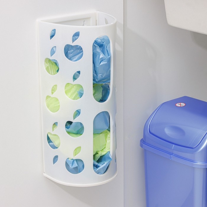 Корзина для пакетов, 16&times;13,5&times;37,5 см, цвет МИКС