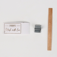 Свеча своими руками. Создание ароматической свечи с сухоцветами &laquo;Зеленое яблоко&raquo;, набор для творчества