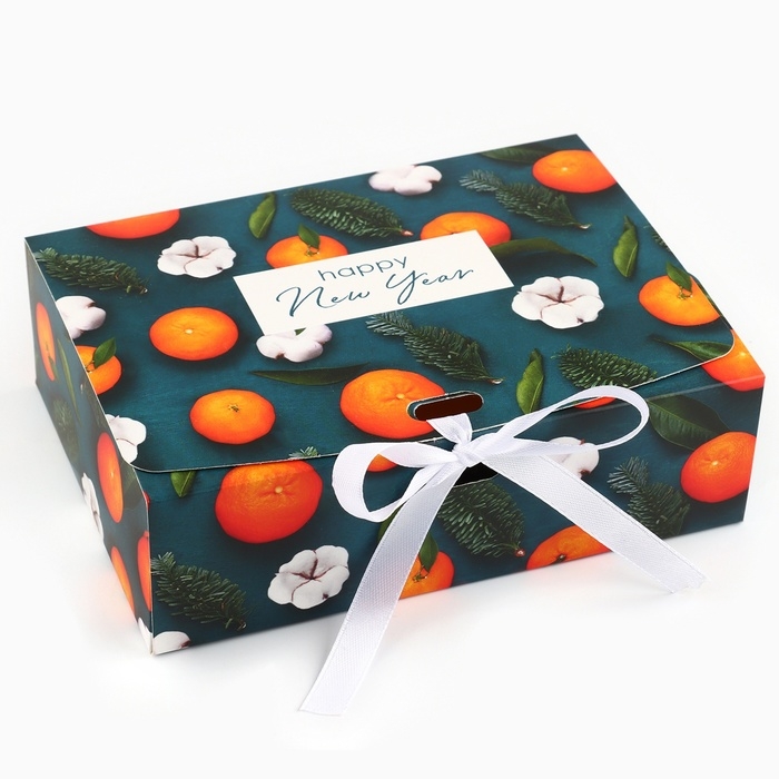 Коробка подарочная новогодняя складная &laquo;Сказки&raquo;, 16.5 х 12.5 х 5 см, Новый год