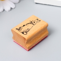 Печать дерево "Заяц" 4х3х2,4 см Печать дерево "Заяц" 4х3х2,4 см