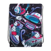 Мешок для обуви 480 х 360 мм, Феникс, сублимация, светоотражающая полоса, "Будь в ударе"