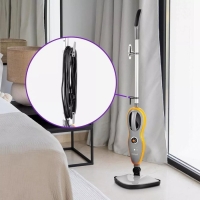 Паровая швабра Kitfort КТ-1047, 1500 Вт, 370 мл, шнур 8 м, серо-оранжевая Паровая швабра Kitfort КТ-1047, 1500 Вт, 370 мл, шнур 8 м, серо-оранжевая