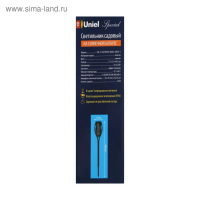 Садовый светильник Uniel на солнечной батарее &laquo;Факел&raquo;, 7.5 &times; 48 &times; 7.5 см, эффект пламени