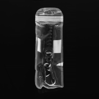 Брелок для ключей, петля кожа PU с карабином, кожа PU черный Брелок для ключей, петля кожа PU с карабином, кожа PU черный