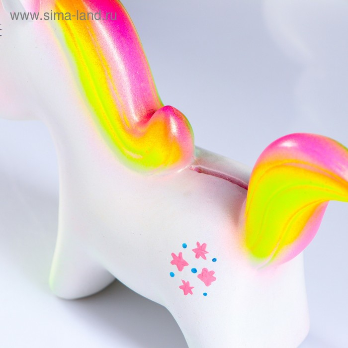 Копилка Копилка "Единорог" радужный, 21х19см