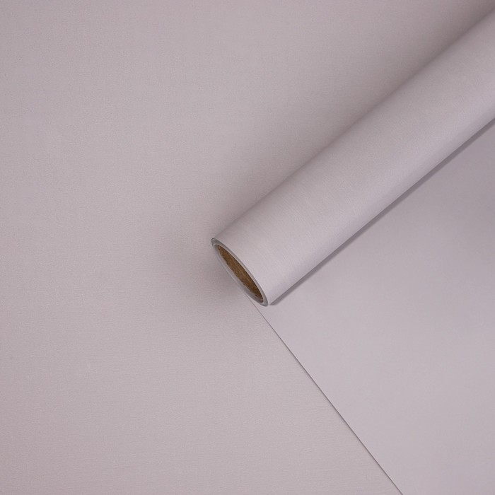 Плёнка для цветов упаковочная матовая &laquo;Серый&raquo;, 0.5 x 8 м, 55 мкм