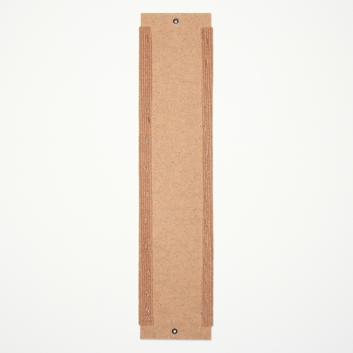 Когтеточка с пропиткой "Пижон", ДВП ковролин, 55х 13 см, бежевая