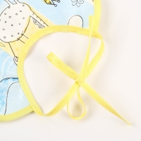 Нагрудник из нетканого полотна с ПВХ покрытием &laquo;Мультики&raquo;, цвет голубой, р-р. 20х22см