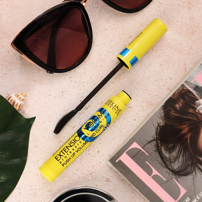 Тушь для ресниц Eveline Extension Volume, эффект Push-Up х 10