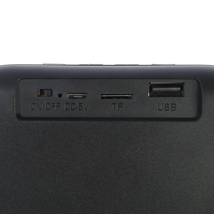 Портативная колонка LuazON LAB-39, 3 Вт, 400 мАч, Soft Touch, синяя Портативная колонка LuazON LAB-39, 3 Вт, 400 мАч, Soft Touch, синяя