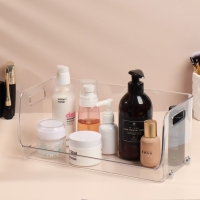 Органайзер для хранения, с ручками, 1 секция, 30 &times; 14 &times; 13 см, цвет прозрачный