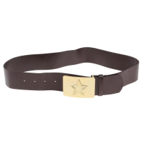 Ремень для костюма военного, 110 см, бляха: 5,5 &times; 8 см