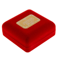 Медаль юбилейная в бархатной коробке &laquo;С юбилеем 50 лет&raquo;, d= 6,5 см.