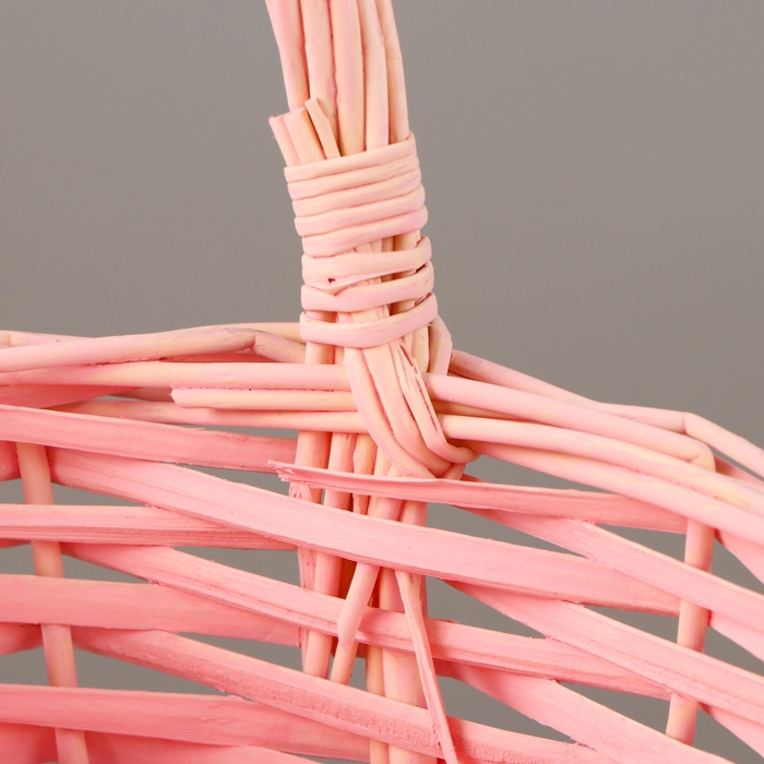 Корзина плетеная, 20&times;20&times;11,5/25 см, ива