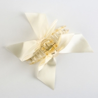 Краб для волос с бантом &laquo;Люби&raquo;, 8 х 3 х 2.5 см