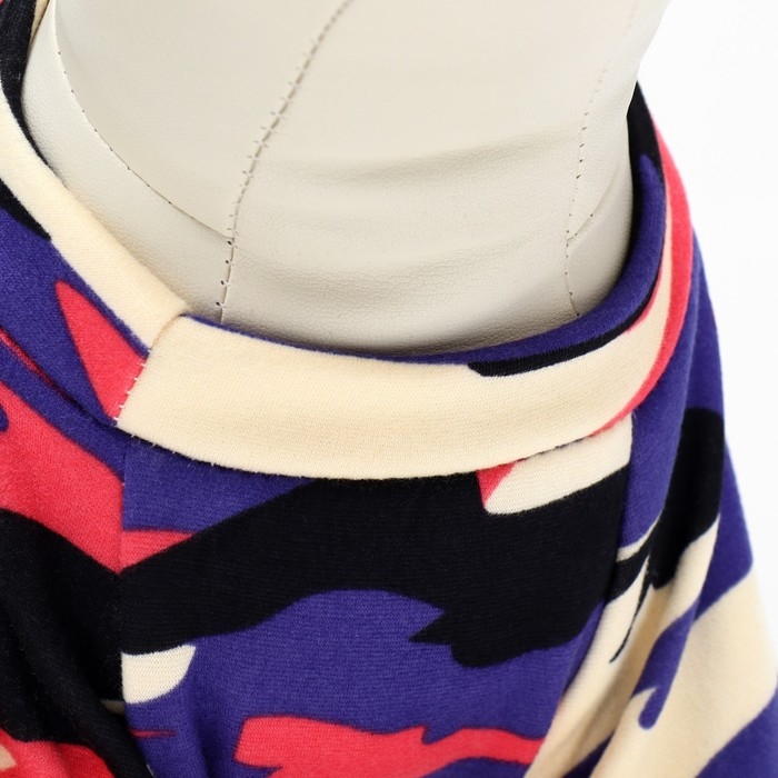 Толстовка Толстовка "Камуфляж", размер XS (ДС 20, ОШ 20, ОГ 30 см), фиолетовый