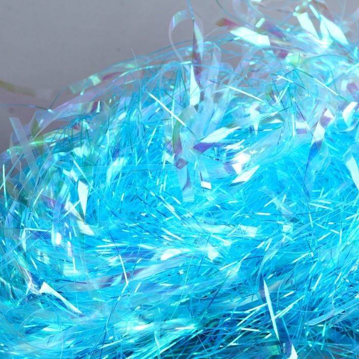 Набор для творчества и декора &laquo;Перья белые + наполнитель&raquo;, цвет голубой