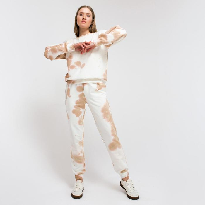 Свитшот женский MINAKU: Casual Collection цвет бежевый, р-р 48 Свитшот женский MINAKU: Casual Collection цвет бежевый, р-р 48