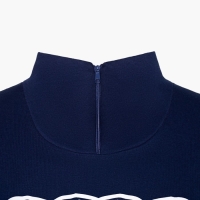 Термобельё мужское НАЧЁС (фуфайка, кальсоны) принт медведь, цвет тёмно-синий, размер 56