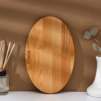 Доска разделочная Adelica &laquo;Овальная&raquo;, 28&times;18&times;1,8 см, пропитана минеральным маслом, берёза