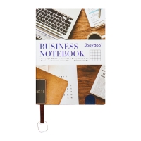 Органайзер на кольцах, B6, 116л, клетка, обл.кожзам, коричневый срез, Синий