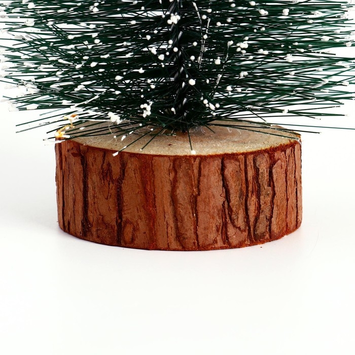 Новогодний декор &laquo;Ёлочка зелёная в снегу&raquo; 8 &times; 8 &times; 30 см