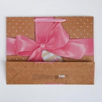 Пакет подарочный крафтовый горизонтальный, упаковка, &laquo;Кому‒то особенному&raquo;, 40 х 31 х 11.5 см