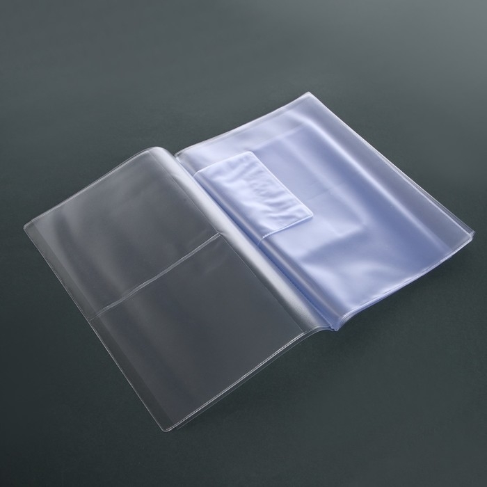 Вкладыш ПВХ (А5) для семейных документов, 3 комплекта, цвет прозрачный