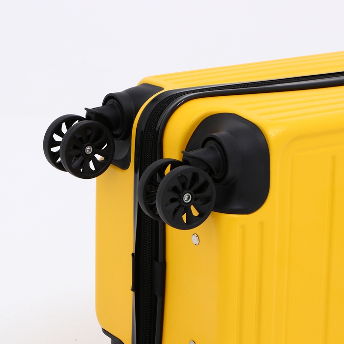 Чемодан детский 30 л (XS) HappyAnt, отдел на молнии, цвет жёлтый