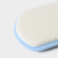 Мочалка детская для купания Доляна &laquo;Енот&raquo;, детская, 12&times;8 см, голубая