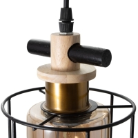 Светильник BayerLux 2119/1BK E27 40Вт черный 15х15х100 см