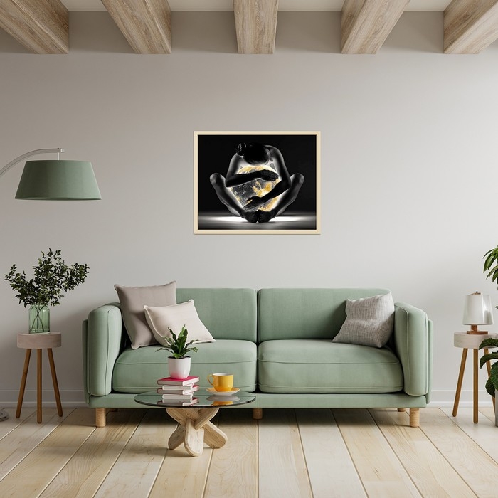 Картина по номерам &laquo;Объятия ночи&raquo;, 10 цветов, с поталью 40 &times; 50 см