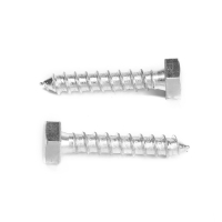 Шуруп-болт ТУНДРА, сантехнический, оцинкованный, DIN 571, М10х50 мм, 4,8 - 5 кг Шуруп-болт ТУНДРА, сантехнический, оцинкованный, DIN 571, М10х50 мм, 4,8 - 5 кг